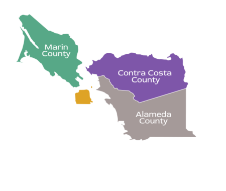 Map drawing of central california coast