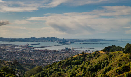 View of of San Francisco Bay area